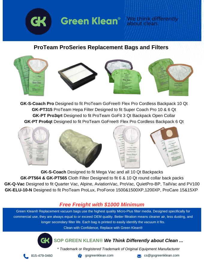 ProTeam Bags & Filters Flyer