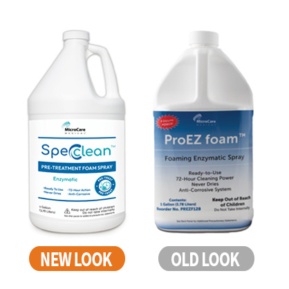 Spec Clean™ Enzymatic Pre-Treatment Foam Spray (formerly ProEZ foam™)