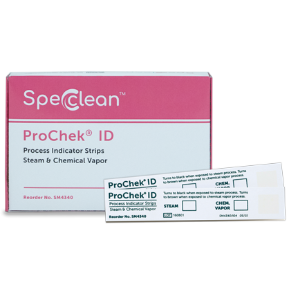 Spec Clean™ ProChek® ID Indicator Strips For Steam and Chemical Vapor