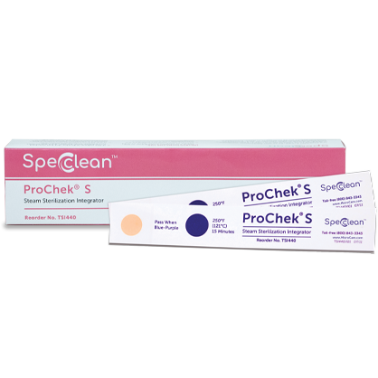 Spec Clean™ ProChek® S Steam Sterilization Integrators