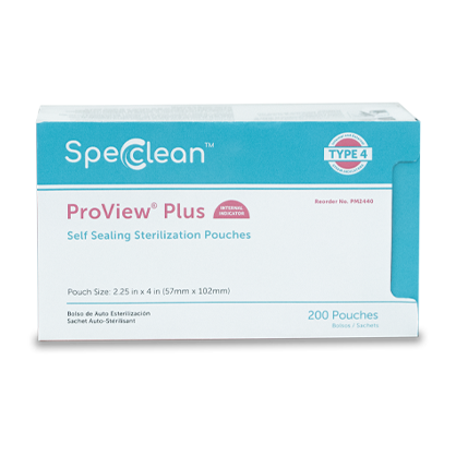 Spec Clean™ ProView® Plus Self Sealing Sterilization Pouch