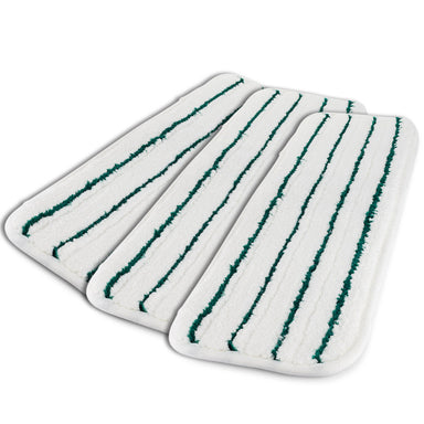 Scrubbing Wet Flat Mop — Color-Coded Microfiber