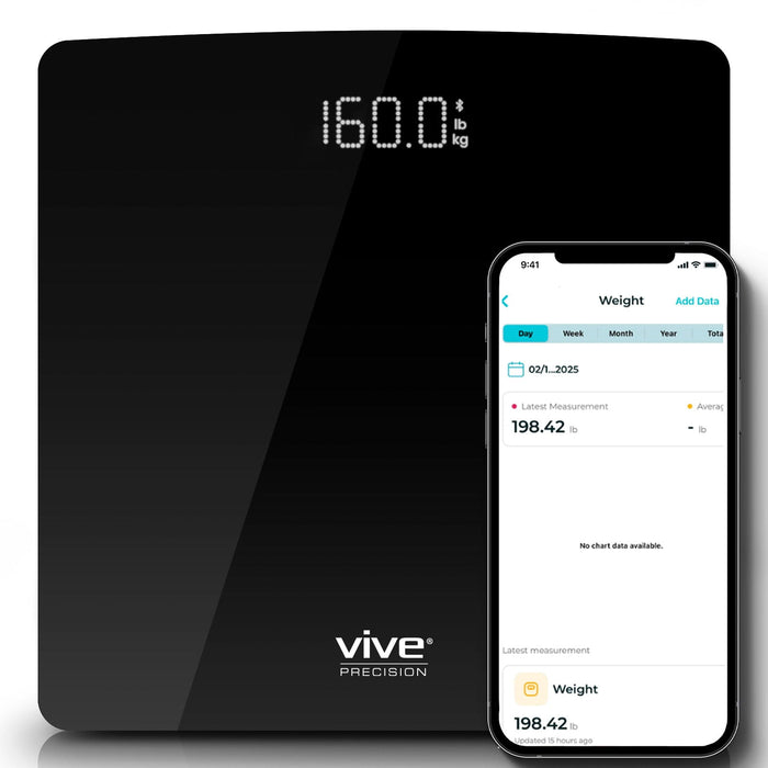 Digital Scale — Smart-App Compatible (Black)