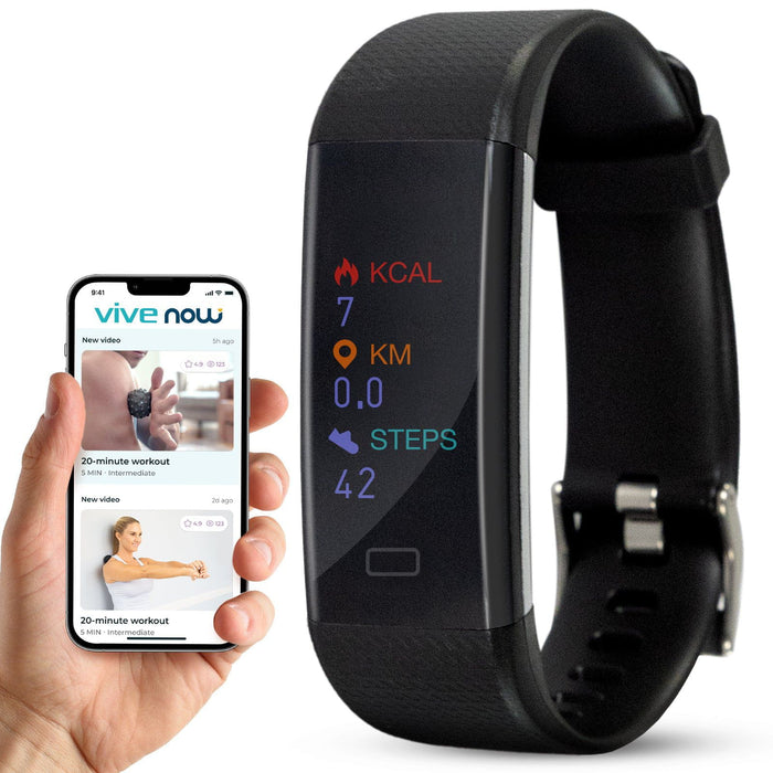 Fitness Tracker (Mach V, Black)