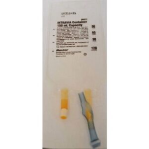 Baxter 2B8011 - Intravia Containr Empty w/Port 150mL 6/PK, 8 PK/CS