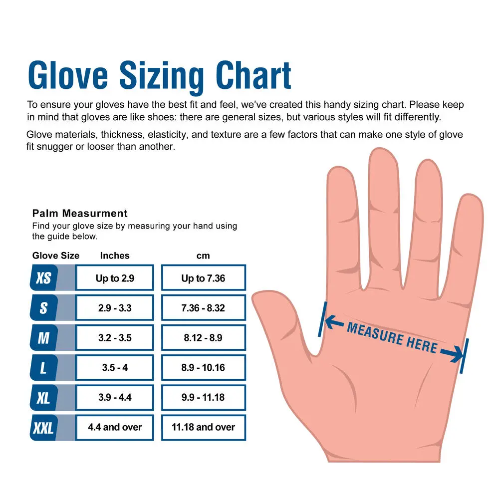 Glove Sizing Chart