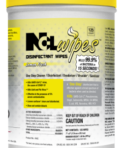 NCLwipes™ Lemon Fresh - DISINFECTANT WIPES - Lemon Fresh
