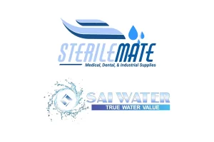 Sterile Mate and Sai Water Logos